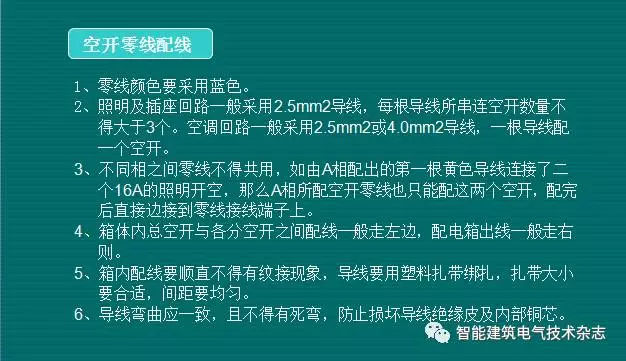 必須收集！配電箱內(nèi)部布線要求