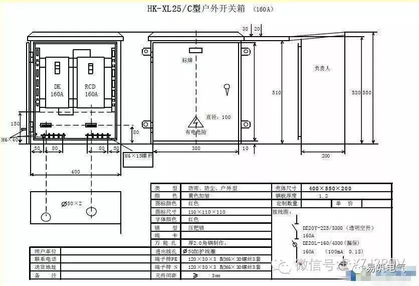 三級分配總和配電箱和施工要求