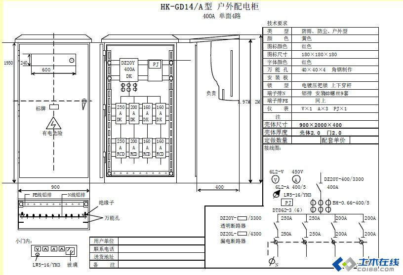 三級配電，二級保護(hù)，一機(jī)一閘一漏，一箱配電箱及施工要求